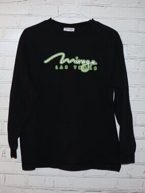 🖤 Mirage Las Vegas Long‑Sleeve Graphic Tee · Unisex M